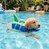 Superior Buoyancy Pet Life Jacket Shark Shape Dog Swimming Suit Dog Life Vest  Water Safety