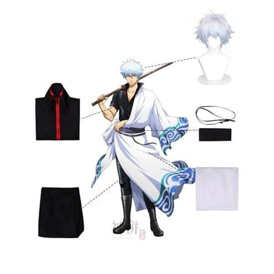 Shinpei Ryouhin Gintama Cosplay Wig Kamui Sakata Gintoki Hijikata Toshiro Okita Sougo Katsura Kotarou Kagura Costume Yato Clan Byakuyasha Adult Anime