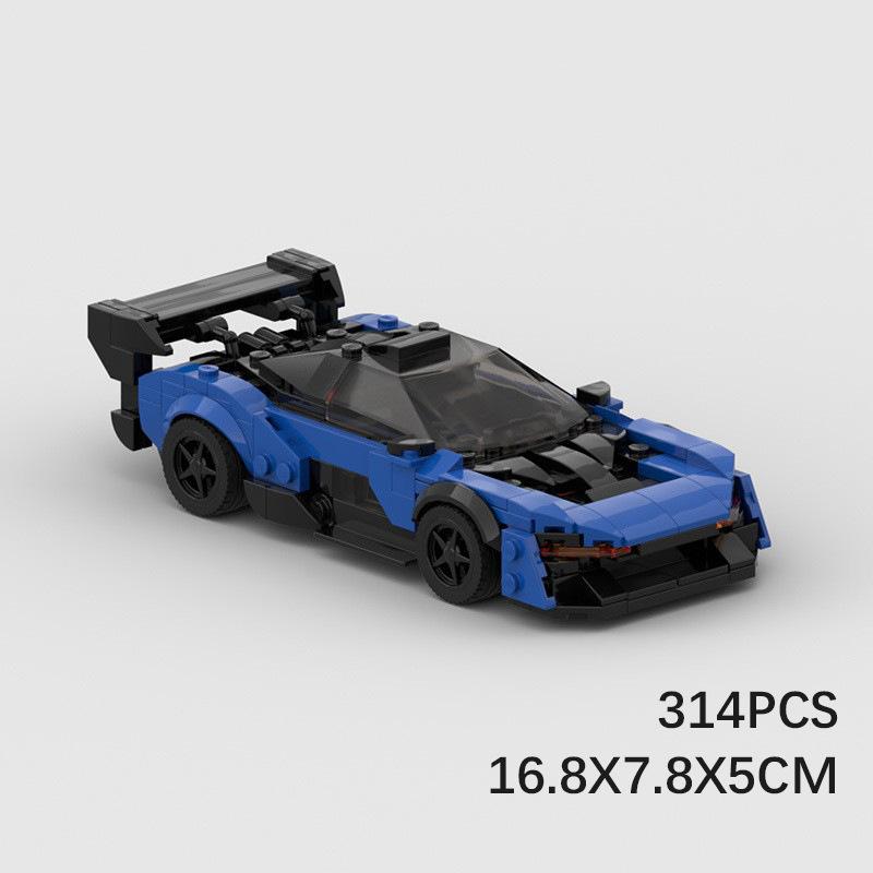 F1 AE86 Кирпичный MOC Город Скорости Автомобили Чемпион Гонщик Классический Суперкар Строительные Блоки Гоночный Супер Техника Креативный Гараж Набор Игрушка