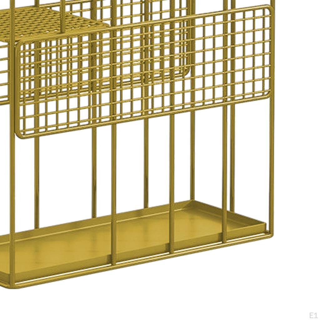 Umbrella Storage Rack Detachable Drip Tray Multifunction Stable Sturdy Household Use Holder