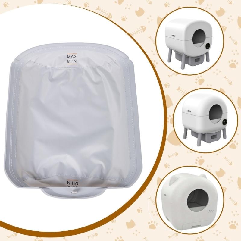 U2JC Washable Automatic Cats Litter Box Liner Water Resistant Dust Proof Toilet Liner