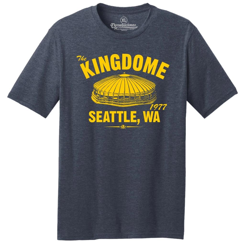 Футболка Kingdome 1977 Baseball TRI-BLEND - Seattle Mariners