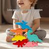 Tyrannosaurus Rex Dinosaur Balance Jenga - Educational Stacking Blocks Toy for Kids' Intelligence Development