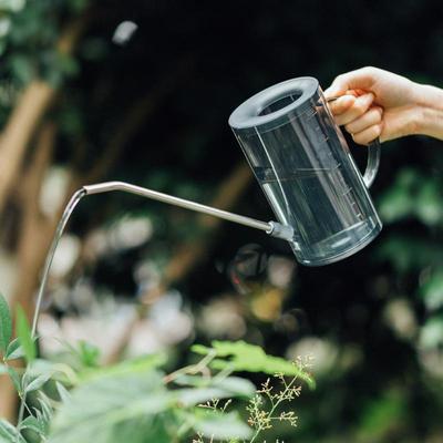 Ретро чайник с длинным горлом, бытовой прозрачный лейка для садоводства, полива цветов, специальная бутылка для воды
