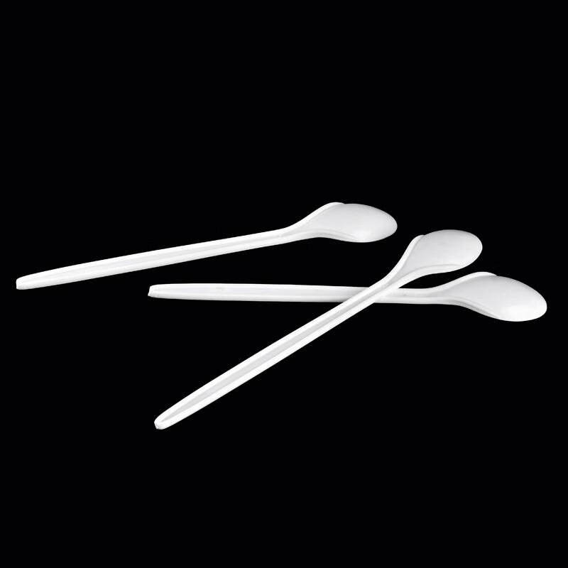 Disposable Long Handle Plastic Dessert Spoons