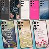 Христианские Псалмы Чехол для Телефона Для Samsung Galaxy S25 S24 S23 S22 S21 Ultra S9 S10 S20 Plus FE Funda Покрытие Оболочка