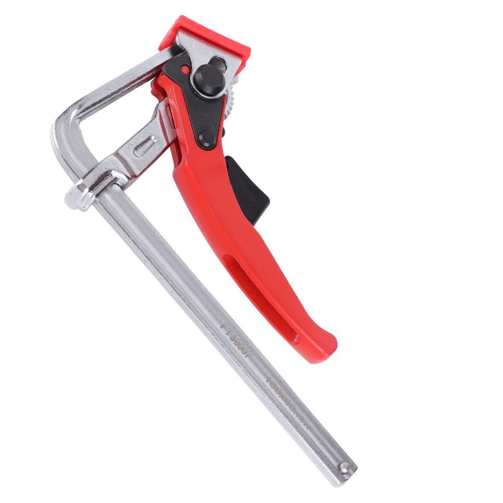 Heavy Duty Mechanism Woodworking Clamp Aluminum Alloy Rail Ratchet Bar Clamp For Woodworking