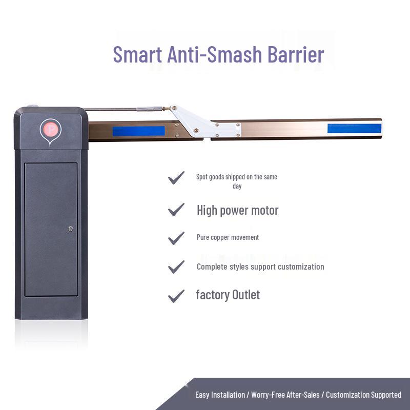 Remote-Control Folding Arm Parking Lot Barrier Gate