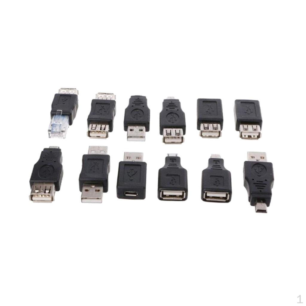 12 шт. OTG USB-конвертеров «папа-мама» Micro Mini