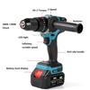 Беспроводная электрическая ударная дрель 13 мм, бесщеточная электрическая отвертка 13 мм, беспроводной силовой драйвер для аккумулятора Makita 18 В