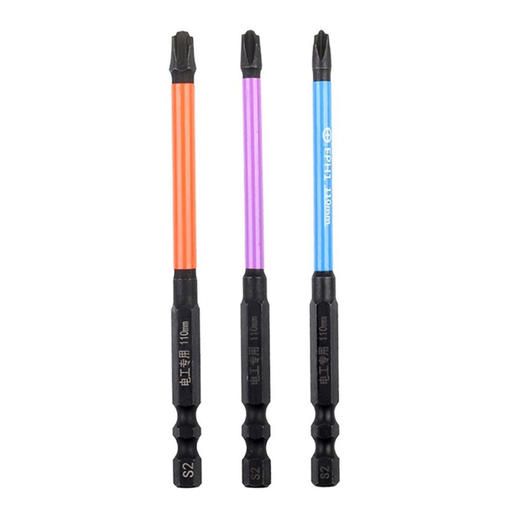 110 мм магнитная специальная крестовая отвертка с шлицем для электрика PH1 PH2 PH3