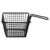French Fries Basket Snacks French Fries Serving Appetizers Container Black