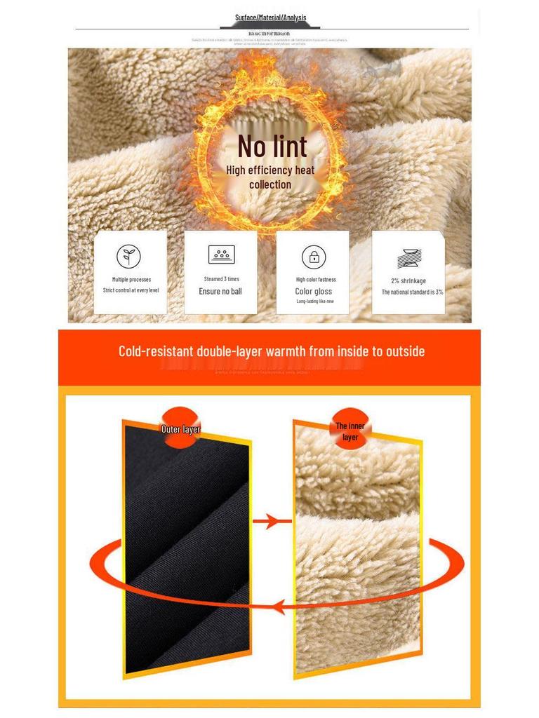 Мужские брюки из овечьей шерсти с USB-подогревом - Интеллектуальная, теплая зимняя одежда