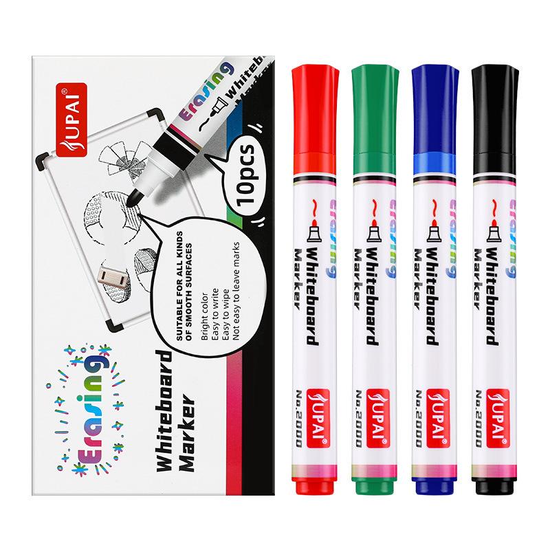 10Pcs/Set Erasable Whiteboard Marker Pen Blackboard Marker Chalk Glass Ceramics Office School Art Marker Stationery