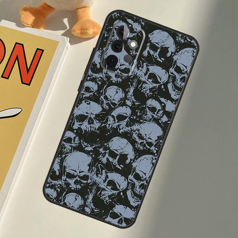 Skeleton Skull Art For Samsung Galaxy A26 A16 A06 A56 A36 A05 A22 A32 A52 A54 A34 A14 A55 A15 A53 A33 A35 Case