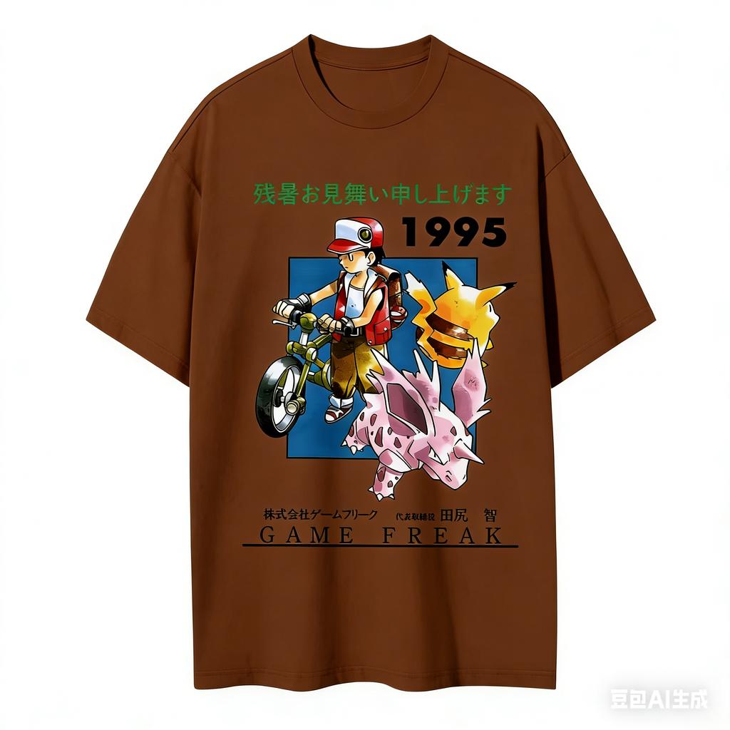 2026 Summer Oversized Pokemon Anime Graphic T Shirt Man Women Casual Cotton Short Sleeve Tee Top Y2k Streetwear Print Clothing