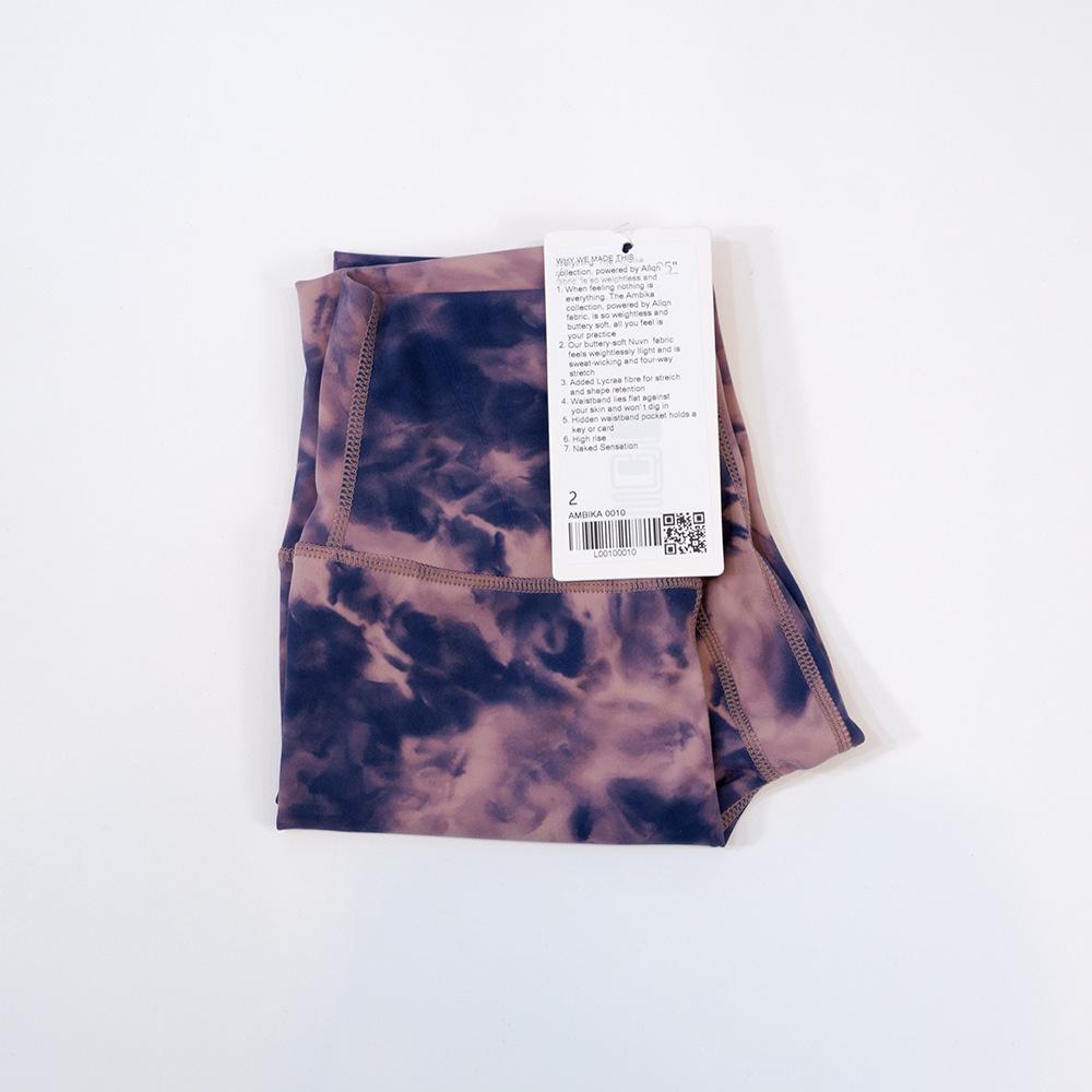 Женские леггинсы для йоги с высокой талией, быстросохнущие, с принтом тай-дай