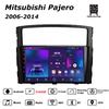 Автомобильная магнитола Android Car-Play для Mitsubishi Pajero 2006-2014 Мультимедийный плеер Головное устройство Стерео Навигация GPS BT WIFI, 2+64ГБ