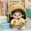 1 Set Bear Set Cotton Doll's Clothes Dress Plush Doll Clothes  Doll Accessories