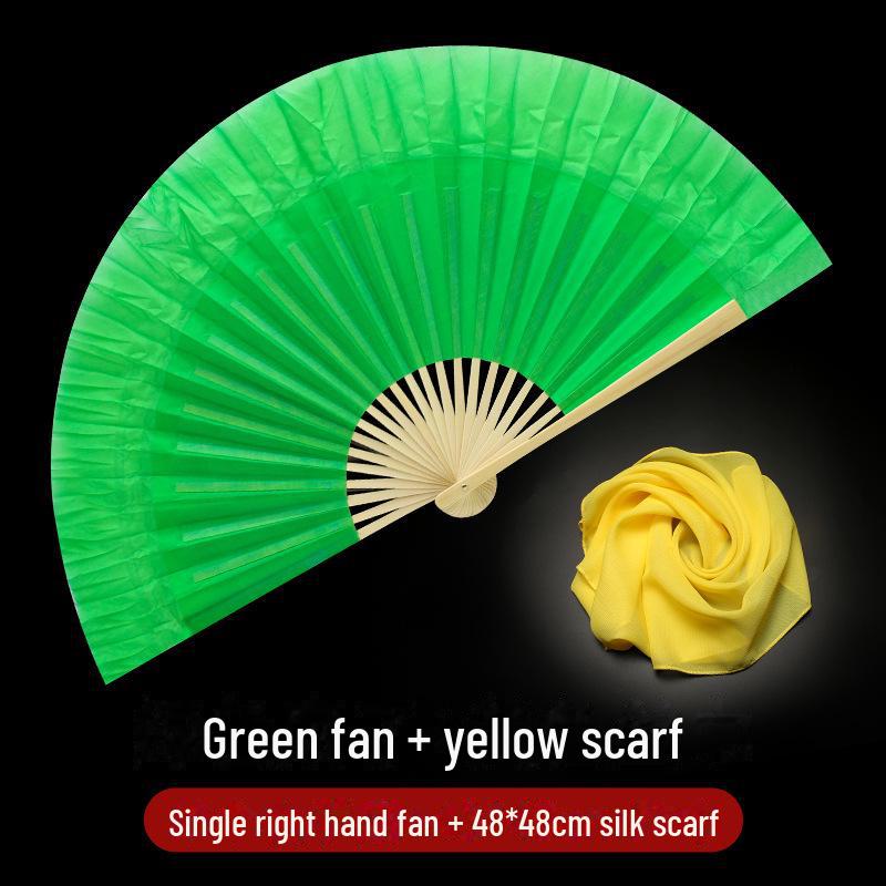 Реквизит из носовых платков для китайских танцоров 7 и 8 уровня: Цветочный барабан Аньхой и веер-фонарь Юньнань