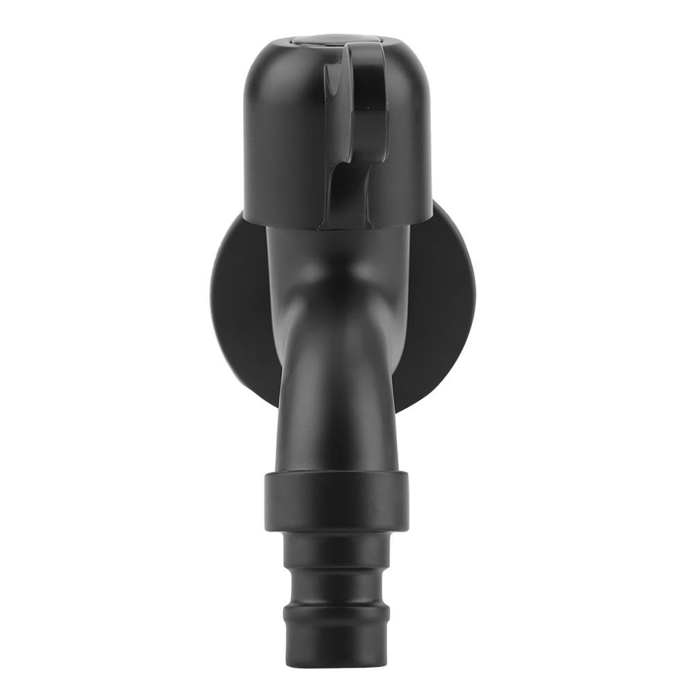 Wall Mount Water Faucet Black Faucet Easy Install Water Tap Outdoor