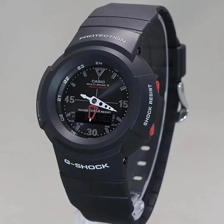 CASIO Men Liquid Crystal / Analog Dual Display Series Black Watch AWG-M520-1AJF (Unisex) Japanese Korean Watches AWG M520 1AJF