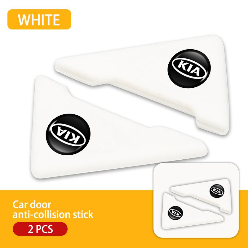 AAAHE1 Silicone Car Door Corner Protective Cover Anti-Scratch Sticker For KIA Cerato Soul Venga Forte Spectra Sedona Niro Cadenza