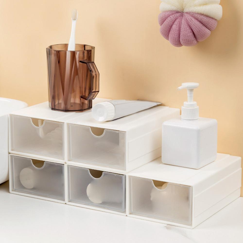 Clear Drawers Desktop Drawer Organizer Plastic Drawer Container Small Parts Organization