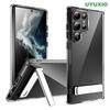 Прозрачный чехол-подставка UYUXIO для мобильного телефона Samsung Galaxy S26 S25 S24 S23 Ultra Plus 22 Чехлы с подставкой Крышка с держателем
