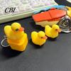 Decompression Keychain 1/2Pcs Seagull Mine Button Keychain, Rechargeable Fidget Clicker with Real Pocket-sized Stress Toy Sound & LED Light,