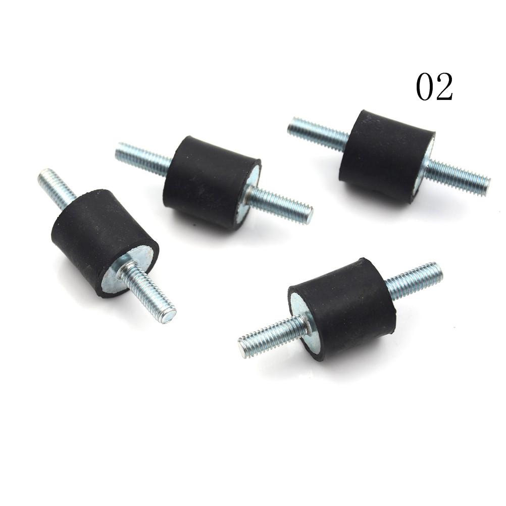 4pcs/lot M4 M5 M6 M8 4Size Anti Vibration Silentblock Boat Car Bobbin Rubber Mounts Male Tools Wholesale