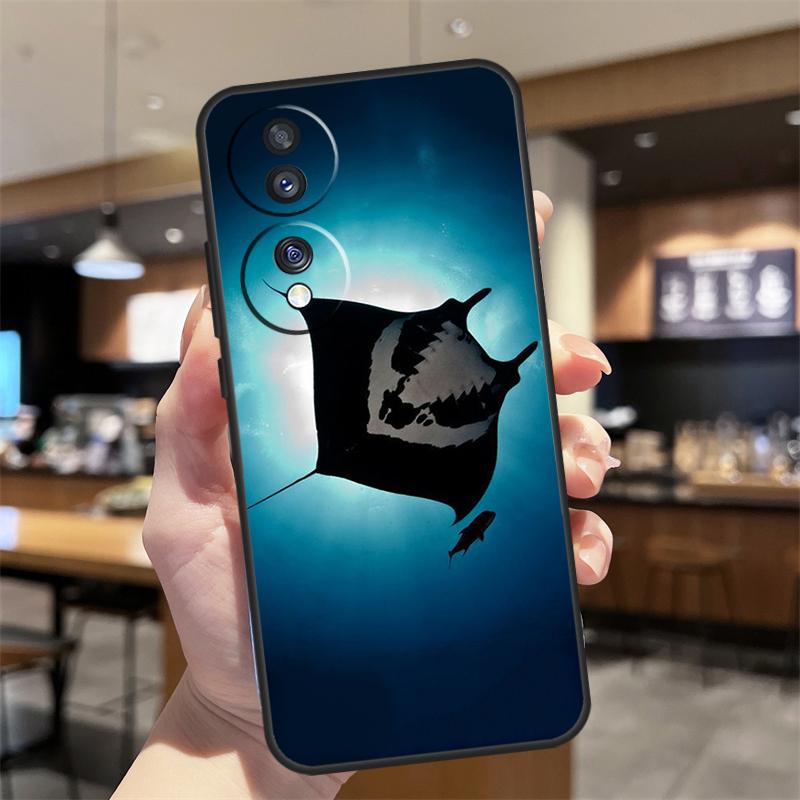Чехол с животным Скатом для Honor Magic 7 5 6 8 Lite Honor 400 200 Pro 50 70 90 X8c X9a X9b X9c X9d Win RT Чехол