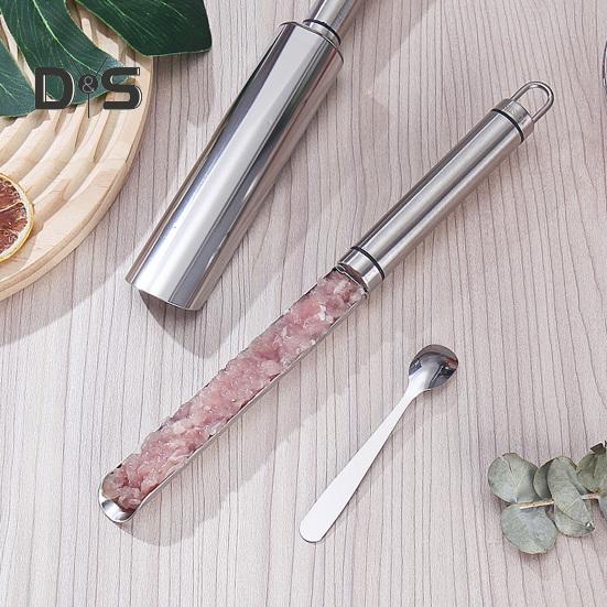 1 комплект формы для фрикаделек, удобная форма для фрикаделек из нержавеющей стали с ложкой, кухонный гаджет для дома