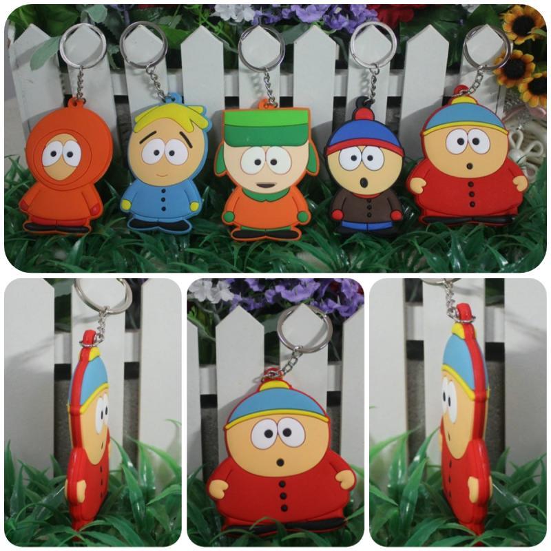 Силиконовый брелок Южный Парк, украшение в виде мультяшного персонажа, подарок