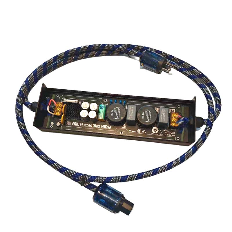 Audio Power EMI Filter Module Alternating Current Power Filter Anti-interference Anti-thunder Audio DIY