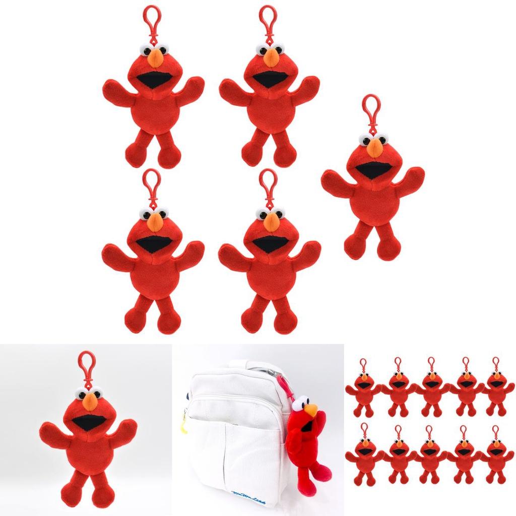 Plush Red Elmo Doll From Sesame Street Ideal Soft Stuffed Toy For Children