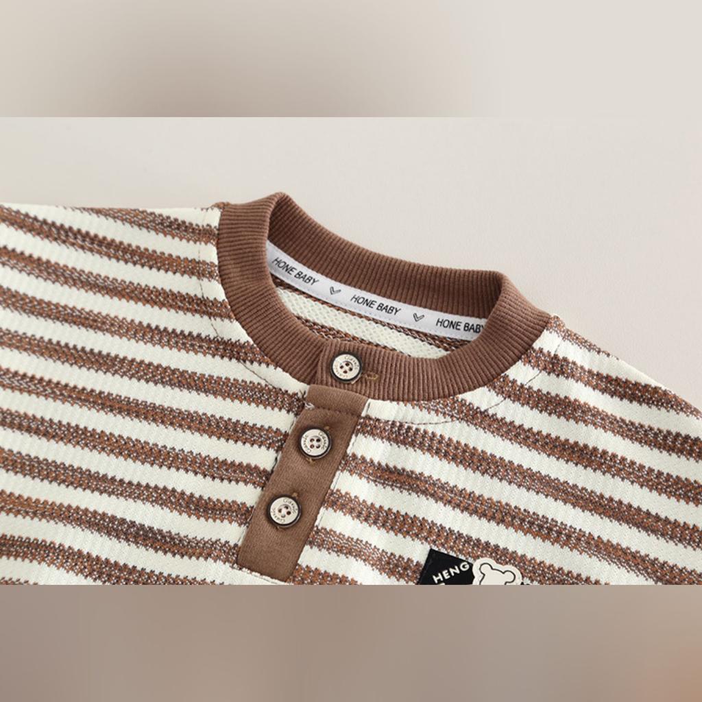 Детский повседневный комплект с длинным рукавом, удобные наряды для повседневной носки