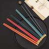 5Pairs/Set Japanese Non-Slip Chopsticks Korean Home Hotel Restaurant Portable Healthy Food Stick For Sushi Chopsticks