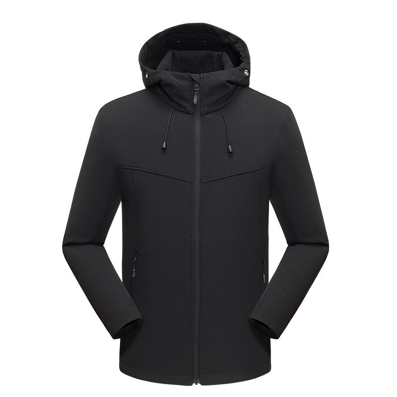 Мужская водонепроницаемая куртка софтшелл для улицы, женская теплая куртка софтшелл, женская бархатная однослойная ветрозащитная осенняя куртка, тренч