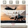 2D plane 1-piece background cloth for a military fighter jet birthday party for the birthday party