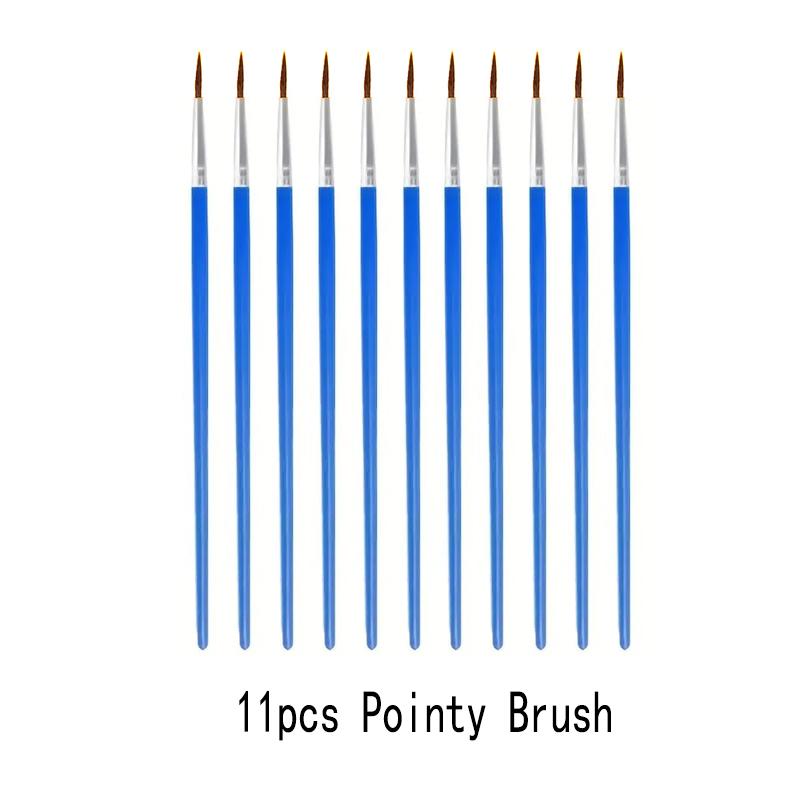 11 шт. Кисти для рисования для рисования ручного искусства и ремесла для художественного многофункционального крючкового оборудования для рисования