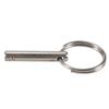 4 Pcs Quick Release Pin 1/4 Inch, Full 316 Stainless Steel, Bimini Top Pin, Marine Hardware, All Parts Are Made Of 316 Stainless