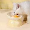 Cat Bowl Ceramic Pet Dog Supplies Dog Bowl Single Bowl Dog Bowl Cat Food Bowl Teddy Dog Kitten Rice Bowl Cat Food Bowl