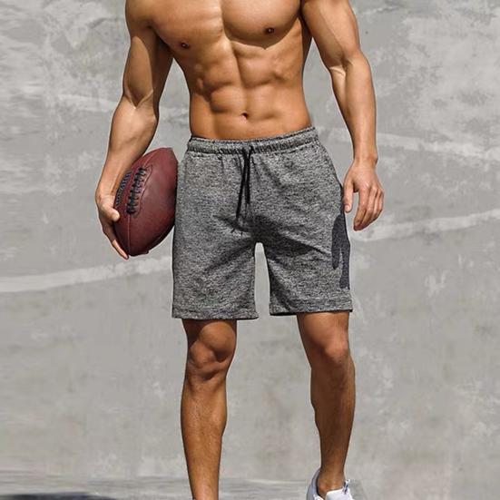 Knee Length Drawstring Stylish Loose Fashion Street Wear Men Running Short Pants