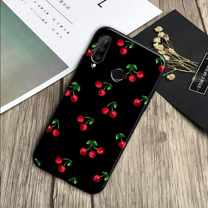 Чехол Food Fruit Red Cherry для Huawei Nova 7i 3i 8i 11 12i 10 9 SE Y60 Y61 Y70 Y72 Y73 Y90 Y91 P20 P30 Pro P40 Lite