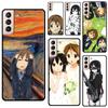 Кей, давай! Чехол Hirasawa Yui для Samsung Galaxy S21 Ultra S20 FE S8 S9 S10 Note 10 Plus Note 20 S22 Ultra Cover