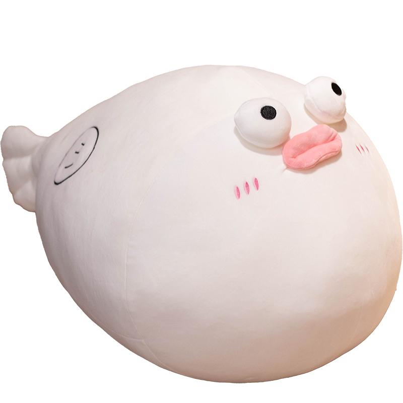 Real Life Pufferfish Plush Toy Lifelike Sea Animals Puffer Fish Soft Stuffed Pillow Aquarium Decor Dolls Creative Gifts For Kids