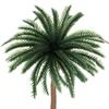Miniature Plant DIY Decor Plastic Bonsai Coconut Palm Tree Craft Micro Landscape Plant Pots model
