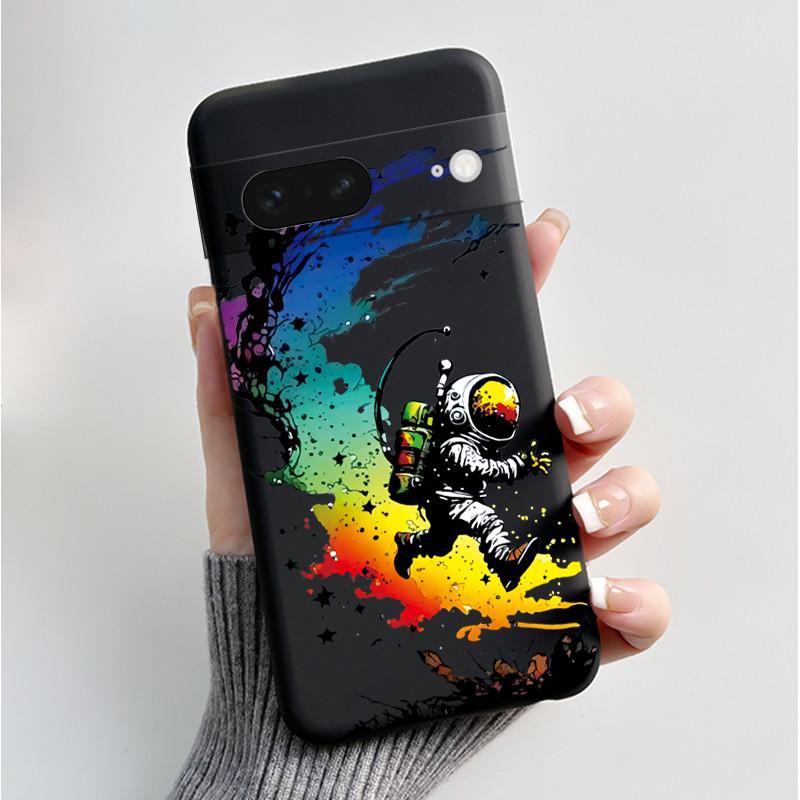 For Google Pixel 7 / Pixel 7 Pro Case Luxury Fashion Butterfly Flowers Black Soft TPU Silicone Back Cover Pixel7 7Pro Phone Case