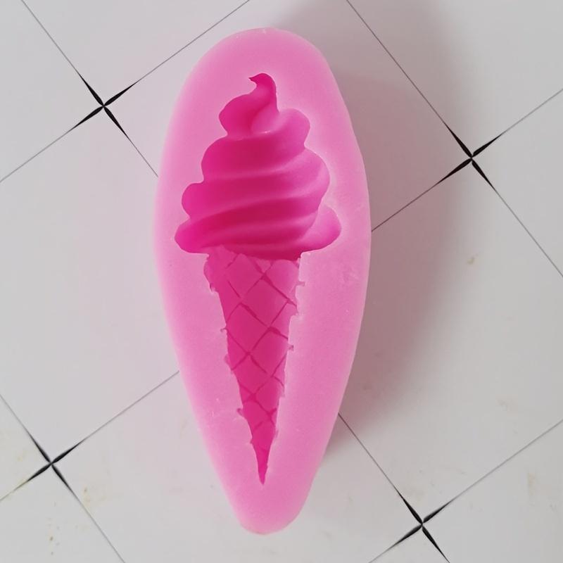 Ice Cream Cone Mold for Baking and Fondant, Manual Cake Decorating Tool for Birthday and Ice Cream-Themed Desserts